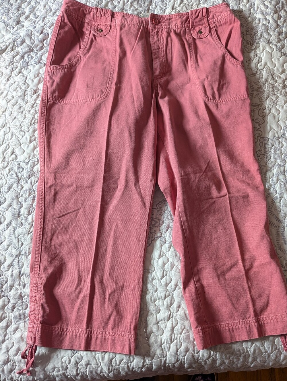 Caribbean Joe Pink Capri Pants